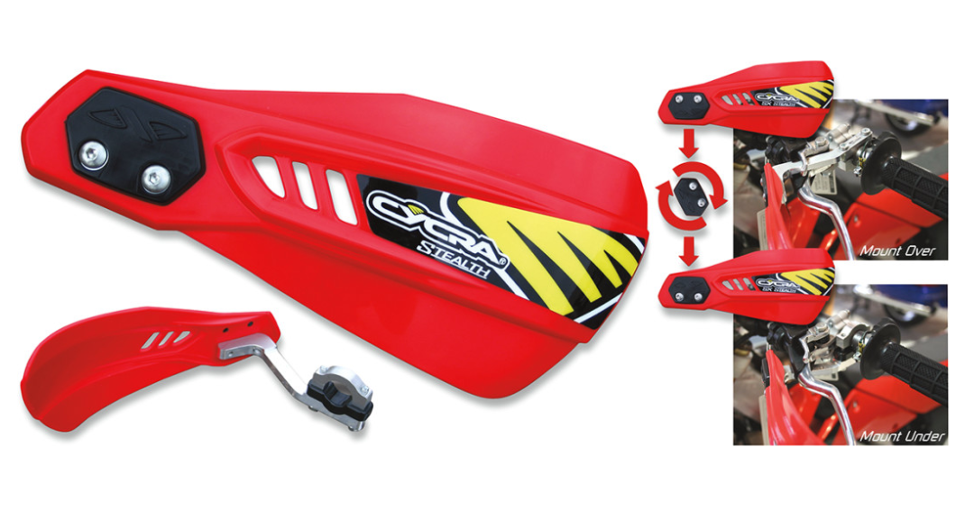 Cycra Stealth Alloy Racer Pack Handguards Red | CRF's Only